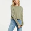 Volcom The Stones Long Sleeve In Green Shirt