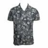 RVCA Spaced Floral In Blue Woven Shirt