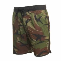 RVCA Eastern Elastic In Green Shorts