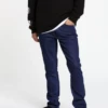 Volcom Denim Vorta Slim Fit Jeans In Authentic Dark Stone (Ads)