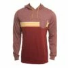 Rip Curl Surf Revival Hooded LS In Burgundy Shirt