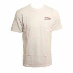 RVCA Oval In White Shirt