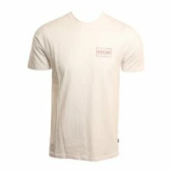 Rip Curl Driven Box In White Shirt
