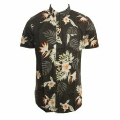 Rip Curl Vidasoul In Black Woven Shirt