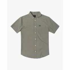 RVCA That'll Do Stretch In Aloe (Alo) Woven Shirt