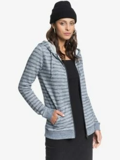 Roxy Trippin Stripes In True Navy Blue (Bpz4) Sweatshirt