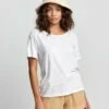 RVCA WoWyatt Tee Shirt In White