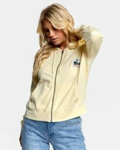 RVCA Vista Zip Hoodie In Cork (Cor) Sweatshirt