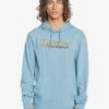 Quiksilver Instant History Hoodie In Blue Sweatshirt
