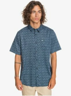 Quiksilver Soul Wave In Parisian Night Soulwave (Byp6) Woven Shirt