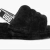 Ugg WoSlipper Fluff Yeah Slide In Black