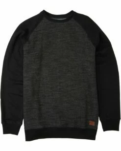 Billabong Balance Crew In Black Sweatshirt