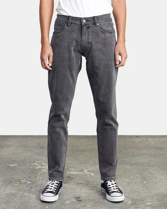 RVCA Denim Daggers In Charcoal 1 RVCA Denim Daggers In Charcoal