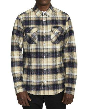 RVCA Emerson Flannel In Navy Blue (Nvy) Shirt 1 RVCA Emerson Flannel In Navy Blue (Nvy) Shirt