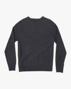 RVCA Witz Marl Crew In Dk Char Marle (4Dc) Sweater