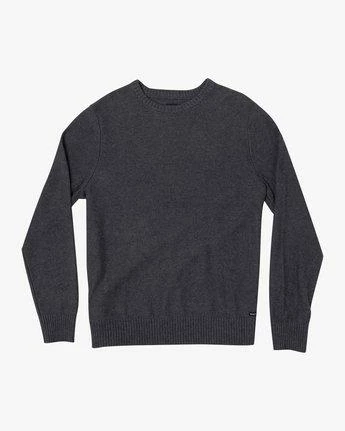 RVCA Witz Marl Crew In Dk Char Marle (4Dc) Sweater 1 RVCA Witz Marl Crew In Dk Char Marle (4Dc) Sweater