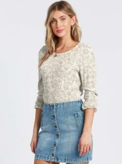 Billabong Off The Path Top In Cool Wip (Cwp) Shirt