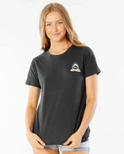 Rip Curl WoShark Bite Standard Tee Shirt In Phantom (Ph