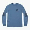 RVCA Divides LS In Blue Shirt