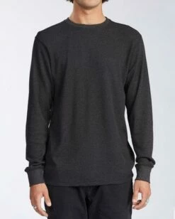 Billabong Essential Thermal In Black Shirt