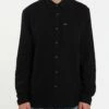Volcom Caden Solid In Black Shirt