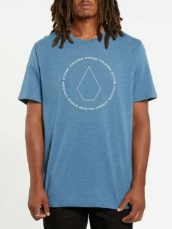 Volcom Center Stone In Blue Shirt
