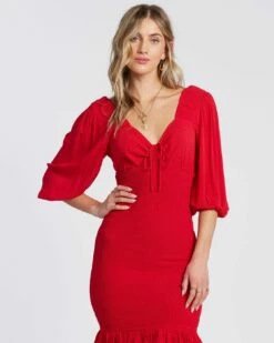 Billabong Amalfi Nights In Ruby (Rub) Dress