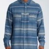 Billabong Offshore Long Sleeve Flannel In Blue Shirt