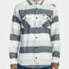 RVCA Shallows Stripe Flannel In Mirage (Mge) Shirt