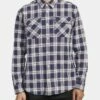 RVCA Thatll Work Flannel In Blue Shirt