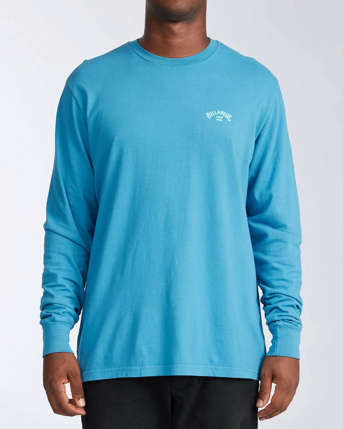 Billabong Arch Wave Long Sleeve In Blue Shirt 1 Billabong Arch Wave Long Sleeve In Blue Shirt