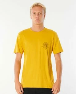 Rip Curl Scorched Earth In Mustard (Mu Shirt