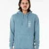 Rip Curl Search Icon Hood In Blue Sweatshirt
