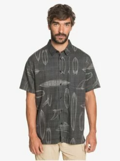 Quiksilver Boardstory In Dark Shadow Boardstory (Kvj6) Woven Shirt