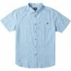 Billabong Sundays Mini In Light Blue Woven Shirt