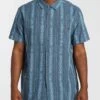 Billabong Sundays Jacquard In Navy Blue (Nvy) Woven Shirt
