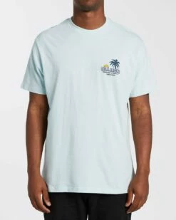 Billabong Palmas In Blue Shirt