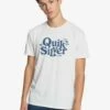 Quiksilver Tall Heights Organic In White Shirt