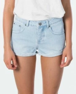 Rip Curl Amy Denim II In Light Blue Shorts