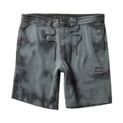 Vissla Solid Sets 18.5" Sofa Surfer In Charcoal Shorts