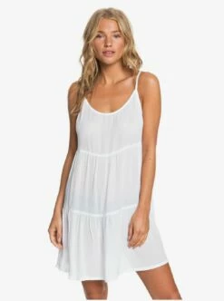 Roxy Sand Dune Beach In White Dress