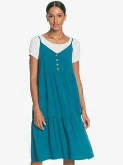 Roxy Dream Dream Dream Strappy Midi In Corsair (Brr0) Dress