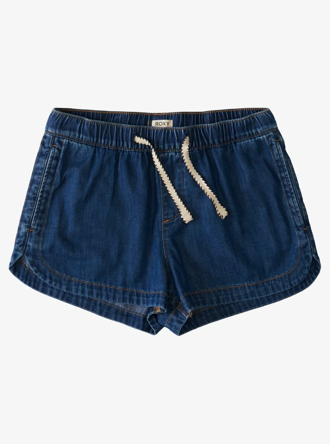 Roxy New Impossible Lightweight Denim In Blue Shorts 1 Roxy New Impossible Lightweight Denim In Blue Shorts