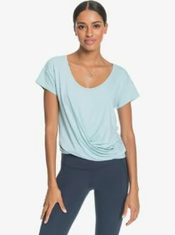 Roxy Chill And Relax Technical Sports T-Shirt In Stratosphere (Bfl0) Shirt