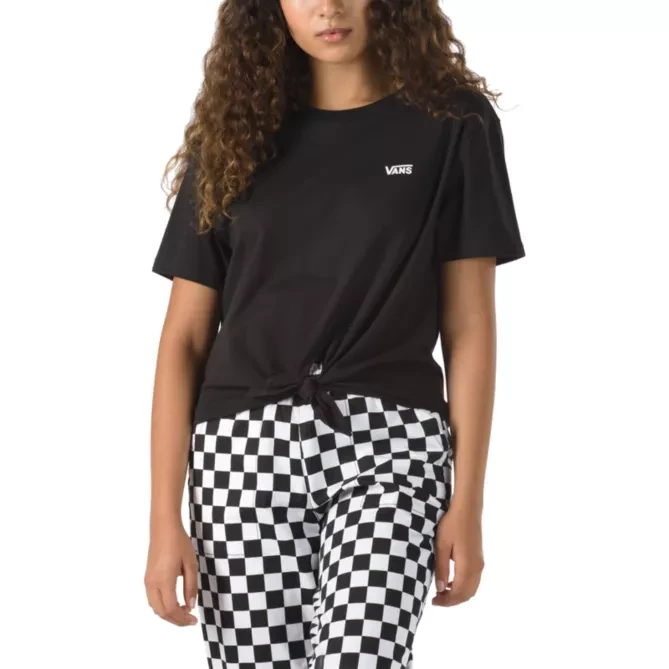 Vans Junior V Knot In Black Shirt 1 Vans Junior V Knot In Black Shirt