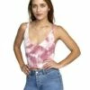 RVCA Captured Tie Dye In Multi Tank Top