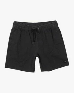 RVCA Escape Elastic In Black Shorts