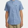 RVCA Thatll Do Print In Slate (Slt) Woven Shirt