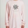 Volcom Burch Long Sleeve In Pink Shirt