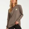 Billabong WoADIV Long Sleeve Tee Shirt In Storm (Stm)